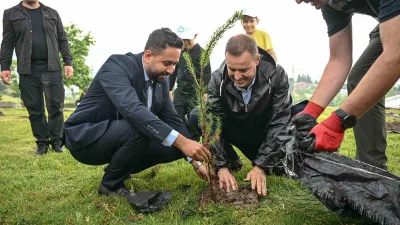 Balıkesir Büyükşehir Belediyesinin Dünya Çevre Günü kapsamında Çamlık Tepesi’ndeki “Bir