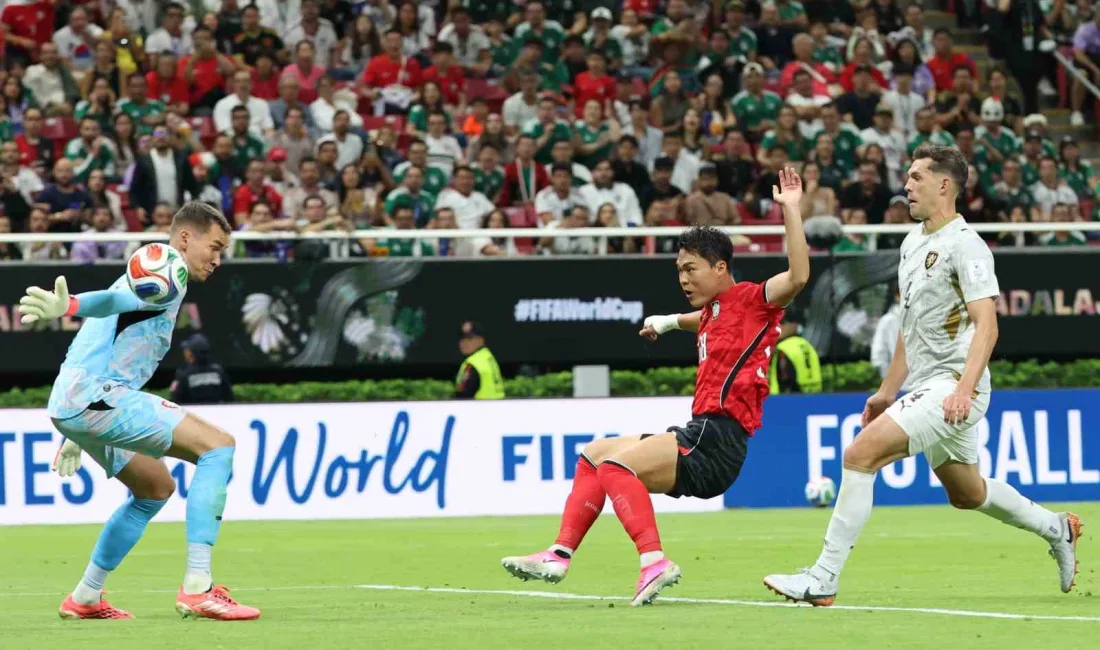 2026 FIFA Dünya Kupası A Grubu ilk maçında Güney Kore,