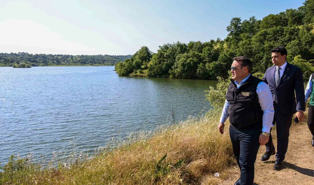 Bilecik Valisi Faik Oktay Sözer, Pazaryeri’ndeki baraj ve göletlerde incelemelerde