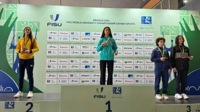 Bursa Uludağ Üniversitesi (BUÜ) öğrencisi ve milli sporcu Nazlı Karakuş,