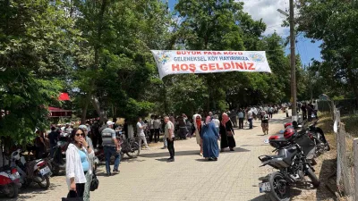 Çanakkale’nin Çan ilçesine bağlı Büyükpaşa köyünde geleneksel köy hayrı 3