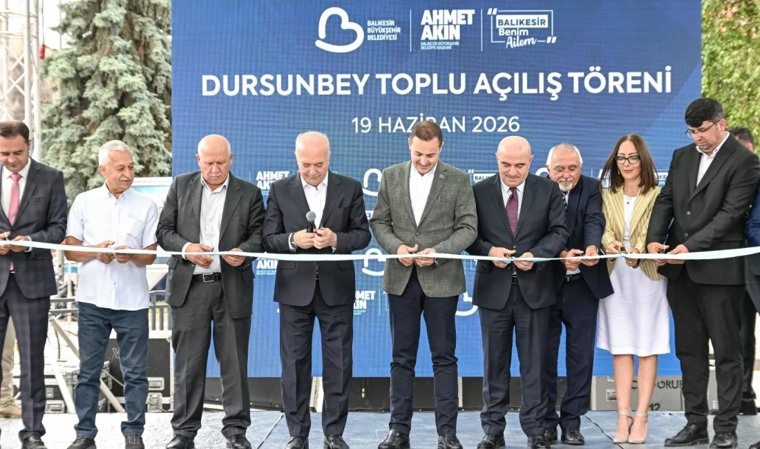 Balıkesir Büyükşehir Belediyesi tarafından Dursunbey’e kazandırılan Kent Lokantası, Kent Meydanı,