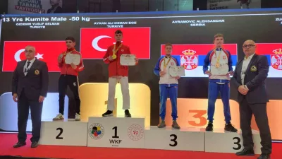 Darıca Belediyesi Eğitim ve Spor Kulübü sporcuları, İstanbul’da düzenlenen Balkan