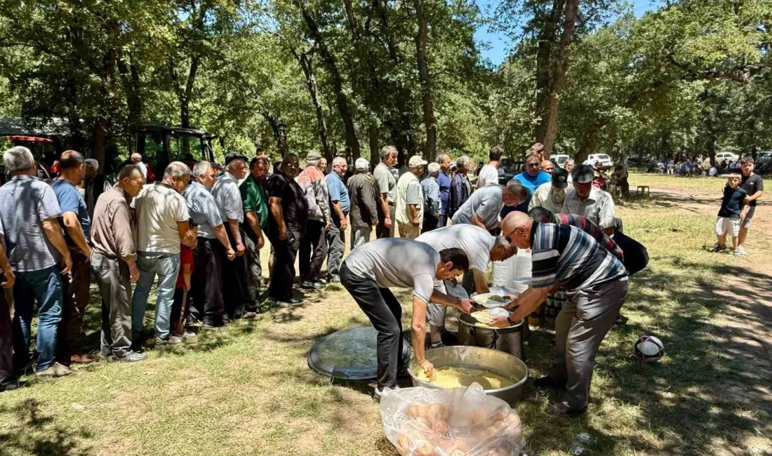 Çanakkale’nin Çan ilçesine bağlı Dereoba köyünde geleneksel hayır etkinliği 2