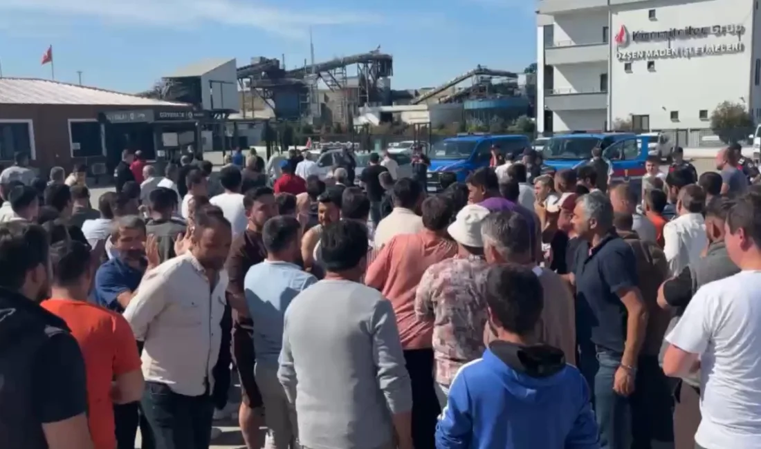 Edirne’nin Uzunköprü ilçesinde faaliyet gösteren Kiremitçiler Maden Ocağı işçileri, maaş
