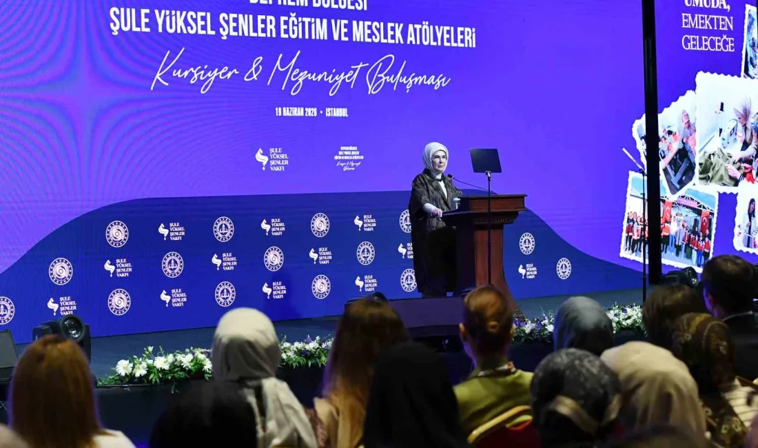 Emine Erdoğan, Onursal Başkanı olduğu Şule Yüksel Şenler Vakfı tarafından