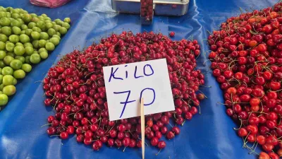 Tekirdağ’da Kiraz Festivali sırasında yüksek fiyatlarla satılan kirazın fiyatı, ürün
