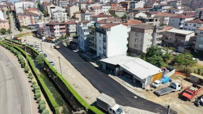 Gebze’de yürütülen üstyapı çalışmaları kapsamında, 3 mahallede toplam 850 metre