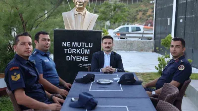 Gökçeada Kaymakamı Osman Acar başkanlığında, ilçenin huzur ve güvenliğinin değerlendirilmesine