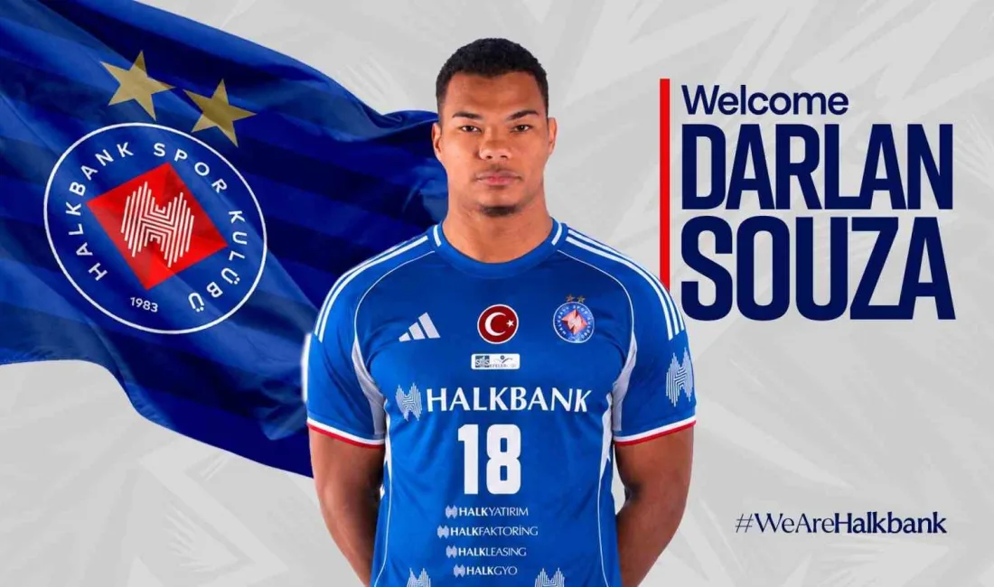 Efeler Ligi ekiplerinden Halkbank, Brezilyalı pasör çaprazı Darlan Souza ile