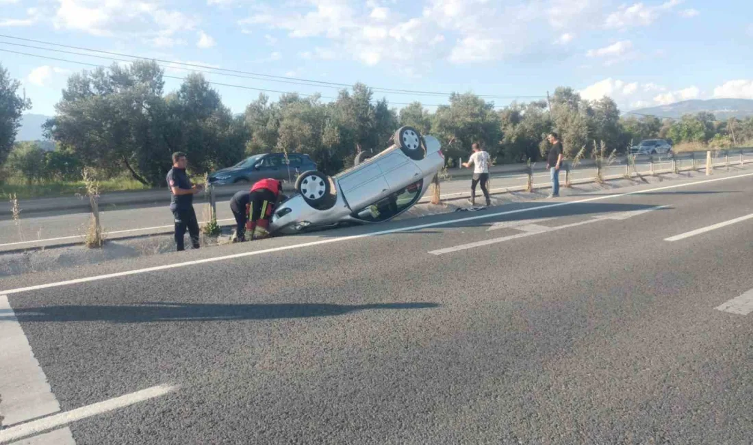 Balıkesir’in Havran ilçesinde bir otomobilin kontrolden çıkması sonucu meydana gelen