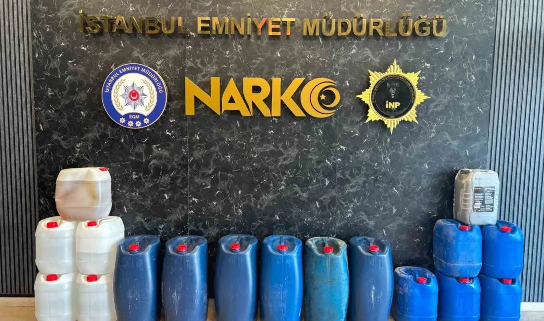 İstanbul’da Bayrampaşa ve Küçükçekmece’de düzenlenen operasyonlarda, dün 519 kilo 50