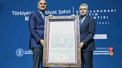 Kahramanmaraş, UNESCO’nun Yaratıcı Şehirler Ağı’na ‘Edebiyat Şehri’ olarak kabul edildi.