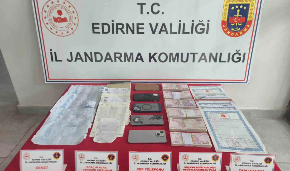 Edirne’nin Keşan ilçesinde, Cumhuriyet Başsavcılığı koordinesinde İl Jandarma Komutanlığı Kaçakçılık
