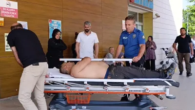 Bursa’nın İnegöl ilçesinde kiraz toplamak için çıktığı ağaçtan düşen adam