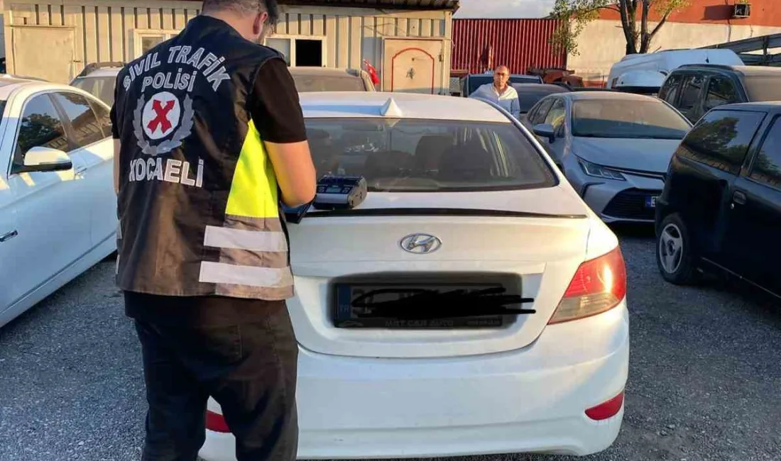 Kocaeli’de korsan taşımacılık yaptığı tespit edilen otomobil sürücüsüne 100 bin