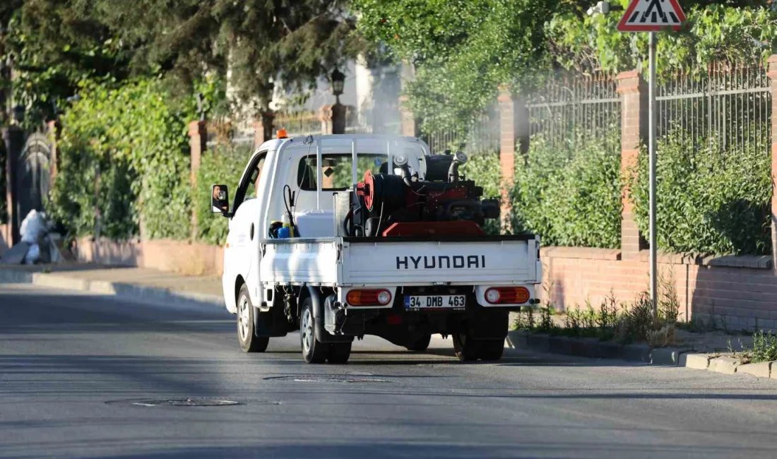 Küçükçekmece’de artan sıcaklıklarla yoğunlaşan sivrisinek, karasinek ve haşereleri etkisiz hale