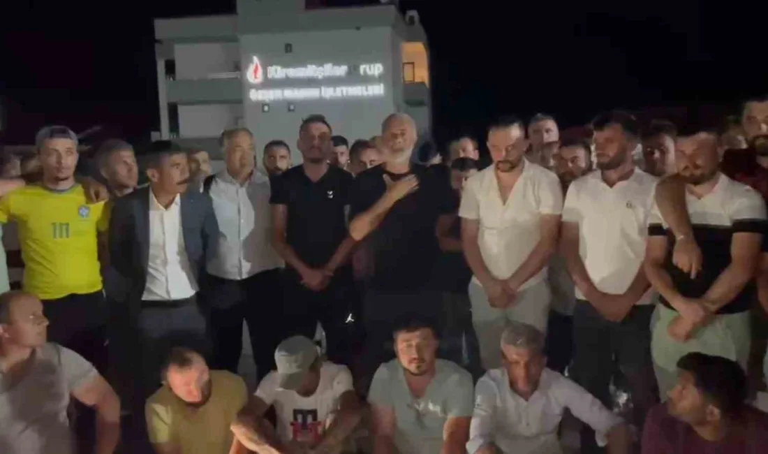 Edirne’de faaliyet gösteren Kiremitçiler Grup bünyesindeki Özşen Madencilik işçileri, yaklaşık