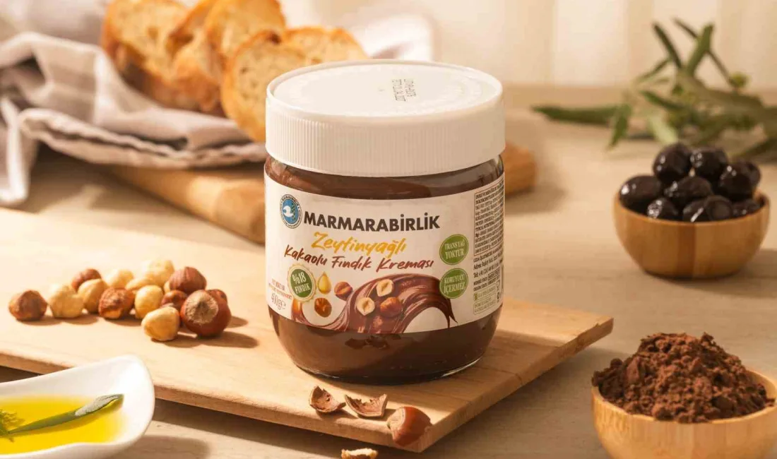 Marmarabirlik, zeytinyağlı kakaolu fındık kremasıyla kahvaltı kategorisinde yeni bir dönem