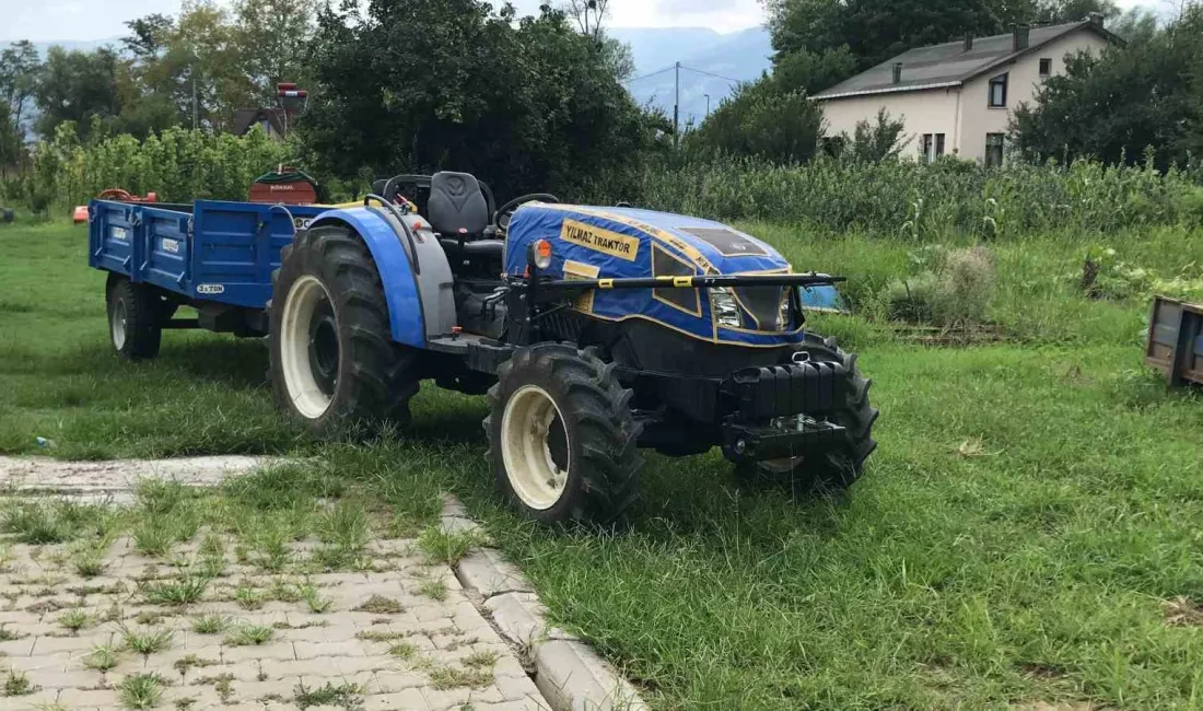 Kocaeli’nin Kartepe ilçesinde traktör kasasında oynarken başına isabet eden yorgun