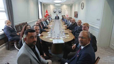 ROM-KON Gençlik Kolları Başkanı Volkan Ersoy ve beraberindeki heyet, İçişleri