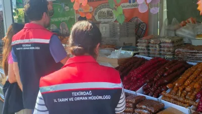 Tekirdağ’da bu yıl 60’ıncısı düzenlenen Uluslararası Kiraz Festivali süresince vatandaşların