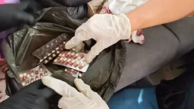 Tekirdağ’ın Süleymanpaşa ilçesinde düzenlenen operasyonda 403 sentetik hap ile çeşitli