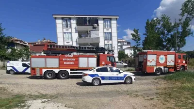 Tekirdağ’ın Muratlı ilçesinde bir evde çıkan yangın itfaiye ekipleri tarafından