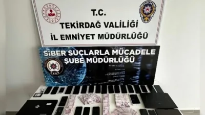 Tekirdağ merkezli 2 ilde yasa dışı bahis faaliyetlerine yönelik düzenlenen