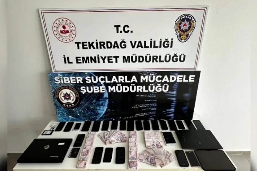 Tekirdağ merkezli 2 ilde yasa dışı bahis faaliyetlerine yönelik düzenlenen
