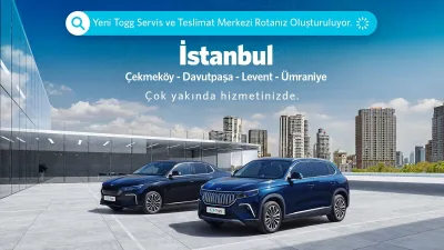 Togg, İstanbul’daki kullanıcılarına daha kolay hizmet sunmak amacıyla yeni servis