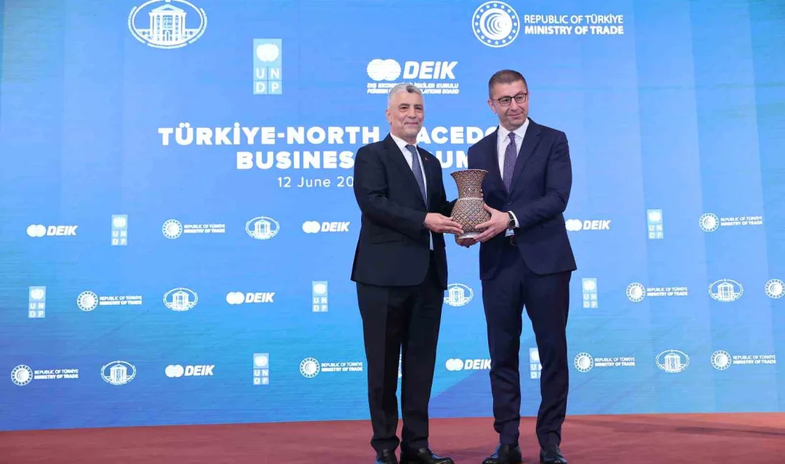 Türkiye-Kuzey Makedonya İş Forumu’nun kapanış töreni, Kuzey Makedonya Başbakanı Hristijan
