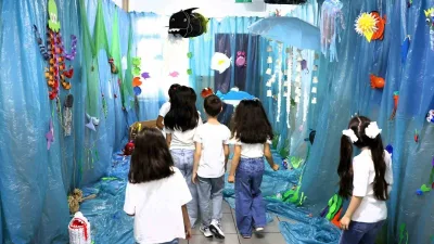 Ümraniye Belediyesi tarafından yıl boyunca okullarda gerçekleştirilen çevre eğitimleri, öğrencilerin
