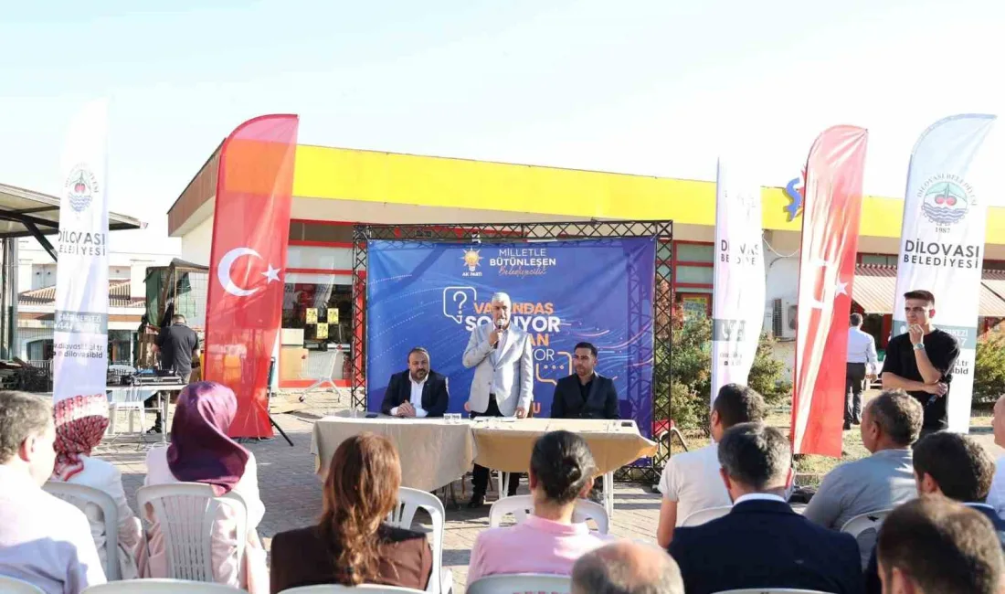 Dilovası Belediye Başkanı Ramazan Ömeroğlu, “Vatandaş Soruyor, Başkan Cevaplıyor” programı