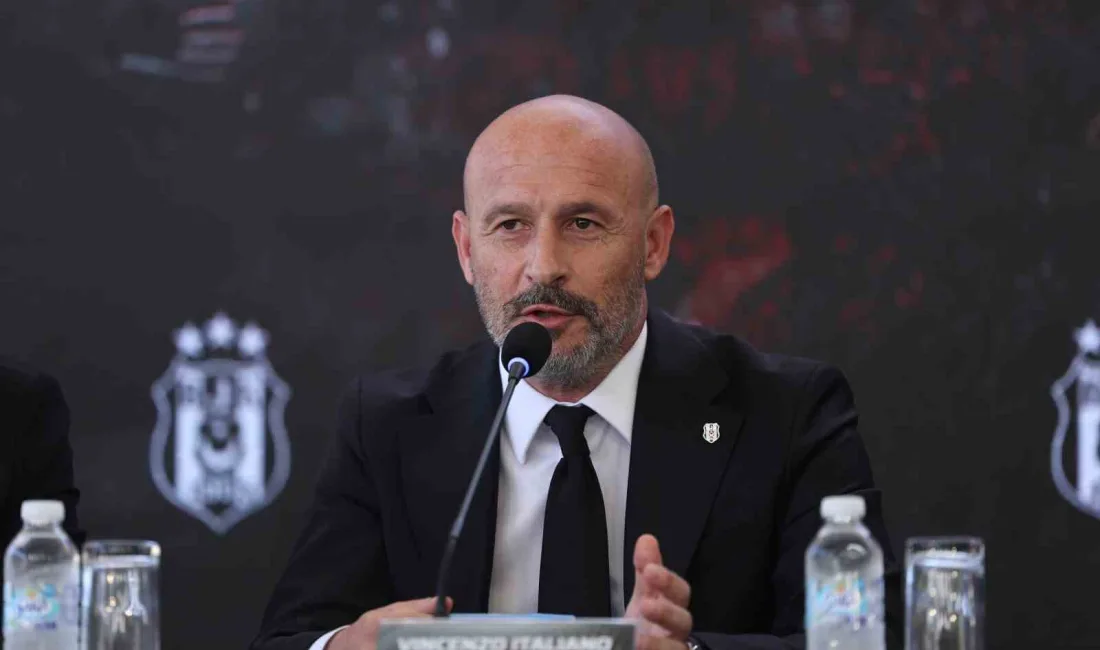 Beşiktaş’ın yeni teknik direktörü Vincenzo Italiano, teknik heyet ve yönetimle