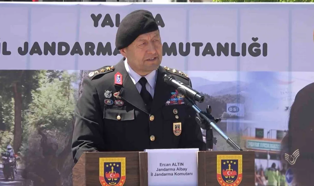 Yalova’da Jandarma Teşkilatı’nın kuruluşunun 187. yıl dönümü etkinlikleri çerçevesinde tören