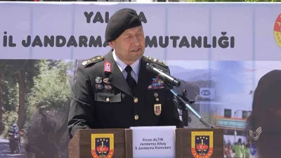 Yalova’da Jandarma Teşkilatı’nın kuruluşunun 187. yıl dönümü etkinlikleri çerçevesinde tören