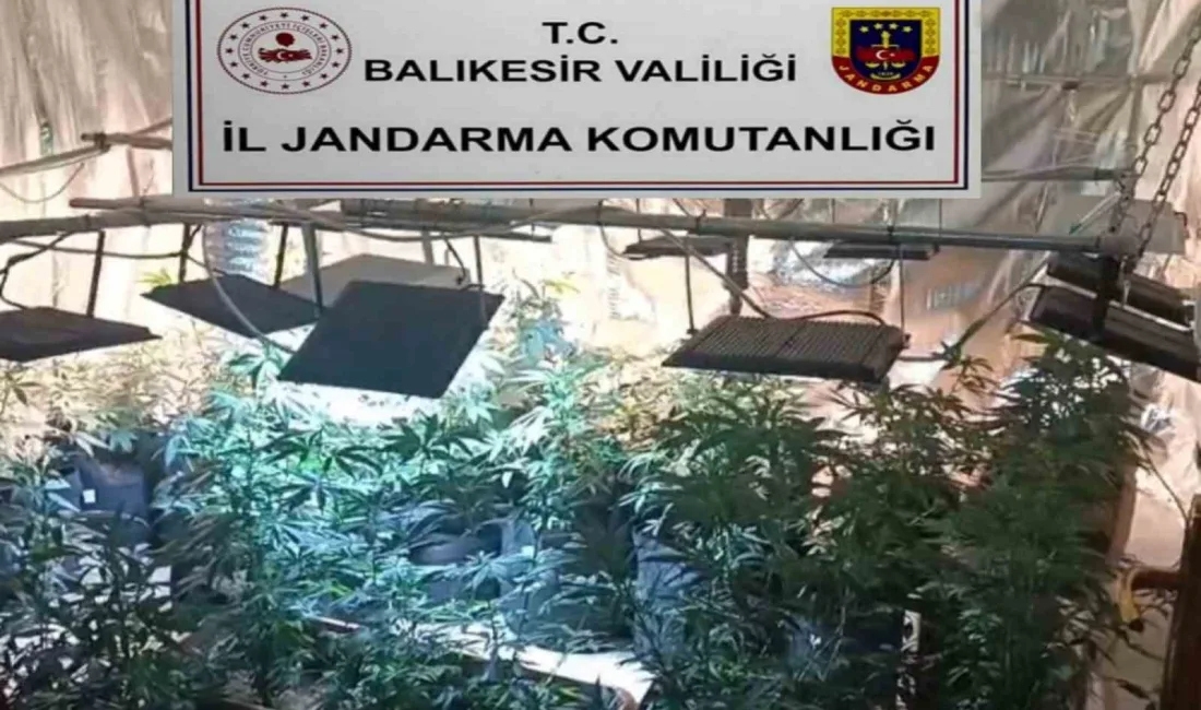 Balıkesir İl Jandarma Komutanlığı ekiplerince, il genelinde uyuşturucu madde üretimi