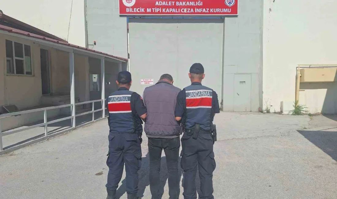 Bilecik’te 3 yıl 1 ay 15 gün hapis cezasıyla aranan