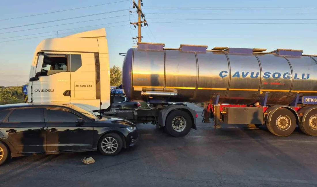 Balıkesir’in Ayvalık ilçesinde, İzmir-Çanakkale kara yolu üzerindeki Otogar Kavşağı’nda TIR