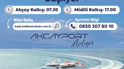 Balıkesir Büyükşehir Belediyesi, deniz ulaşımındaki yatırımlarını büyütmeye devam ediyor. Bu