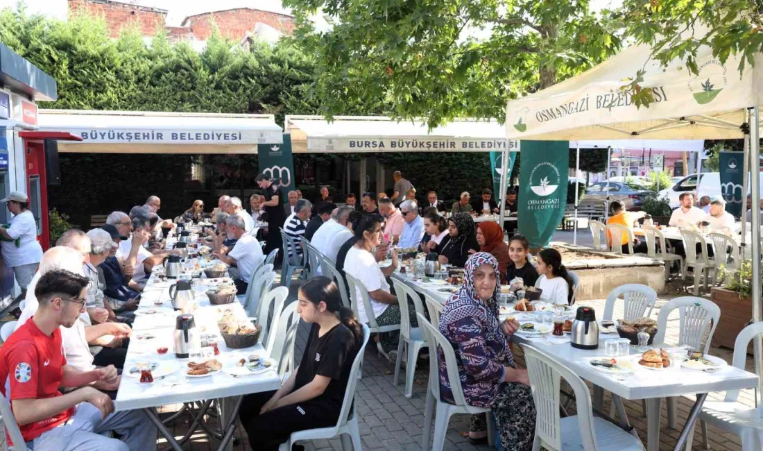 Osmangazi Belediye Başkanı Erkan Aydın, mahalle buluşmaları kapsamında Alemdar Mahallesi’nde