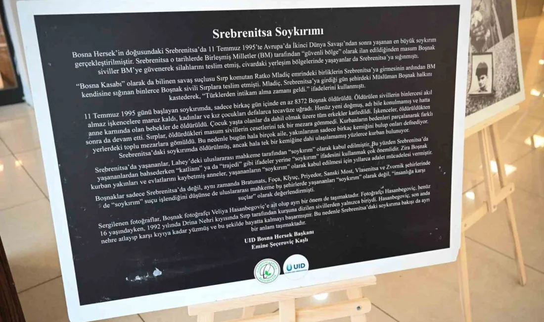 Gaziosmanpaşa Belediyesi, Bosna-Hersek’in Srebrenitsa kentinde 11 Temmuz 1995’te yaşanan ve