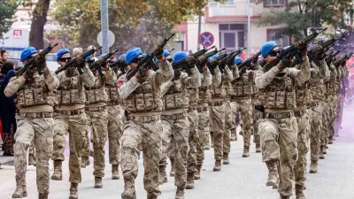 Bilecik’te 30 Ağustos Zafer Bayramı’nın 104’üncü yıldönümü Cumhuriyet Meydanı’ndaki Atatürk