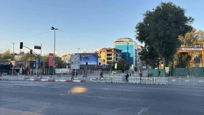 30 Ağustos Zafer Bayramı kutlamaları nedeniyle Adnan Menderes Bulvarı (Vatan