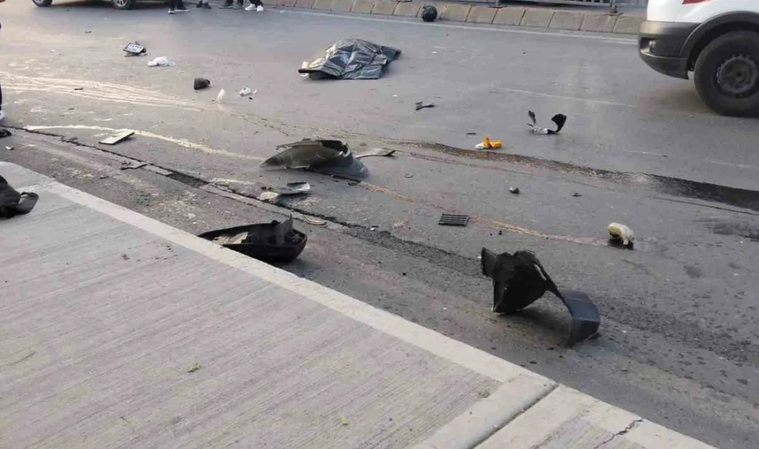 Başakşehir’de iki motosikletin çarpıştığı kazada 1 kişi hayatını kaybetti, 1