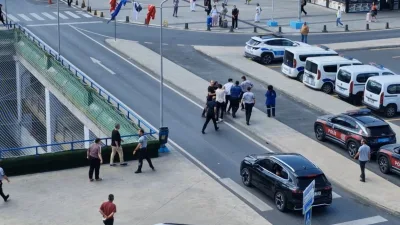 Bayrampaşa Büyük İstanbul Otogarında taksiciler arasında müşteri kavgası çıktı. Şahıslar