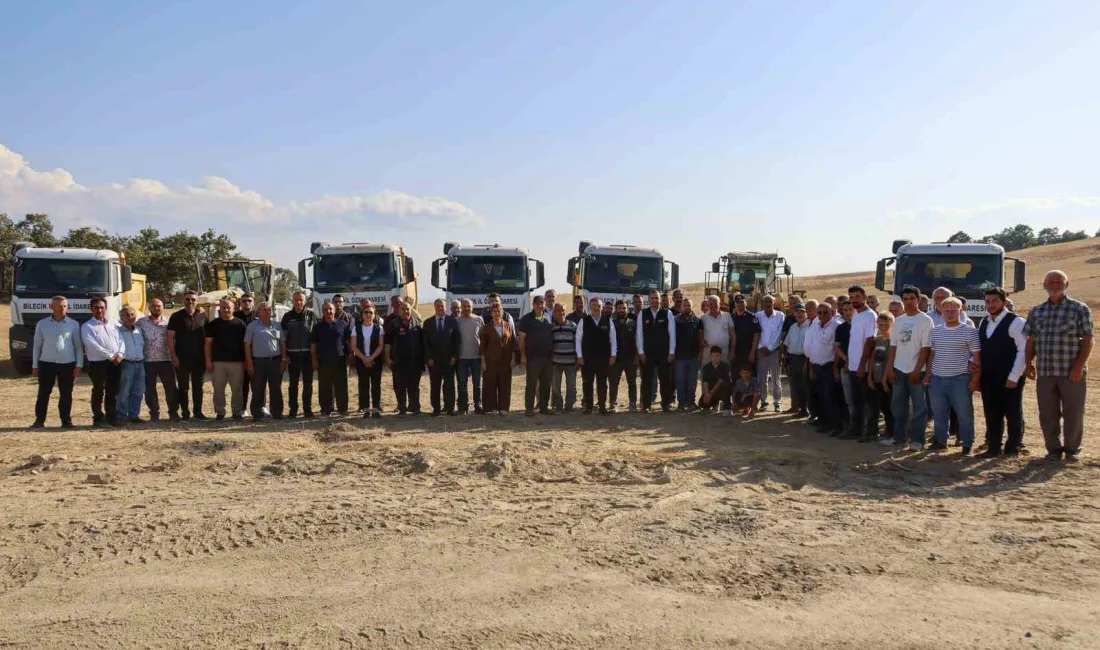 Bilecik’in Osmaneli ilçesinde 8 kilometrelik grup köy yolunda sıcak asfalt