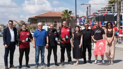 30 Ağustos Zafer Bayramı’nın 104’üncü yıl dönümü dolayısıyla Büyükçekmece Körfezi’nde