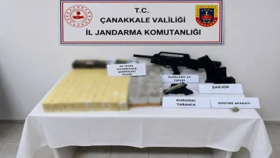 Çanakkale’nin Biga ve Ayvacık ilçelerinde jandarma ekiplerince kaçakçılıkla mücadele operasyonu
